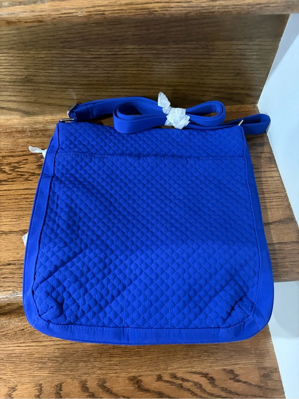 Vera Bradley Quilted Royal Blue Messenger Bag